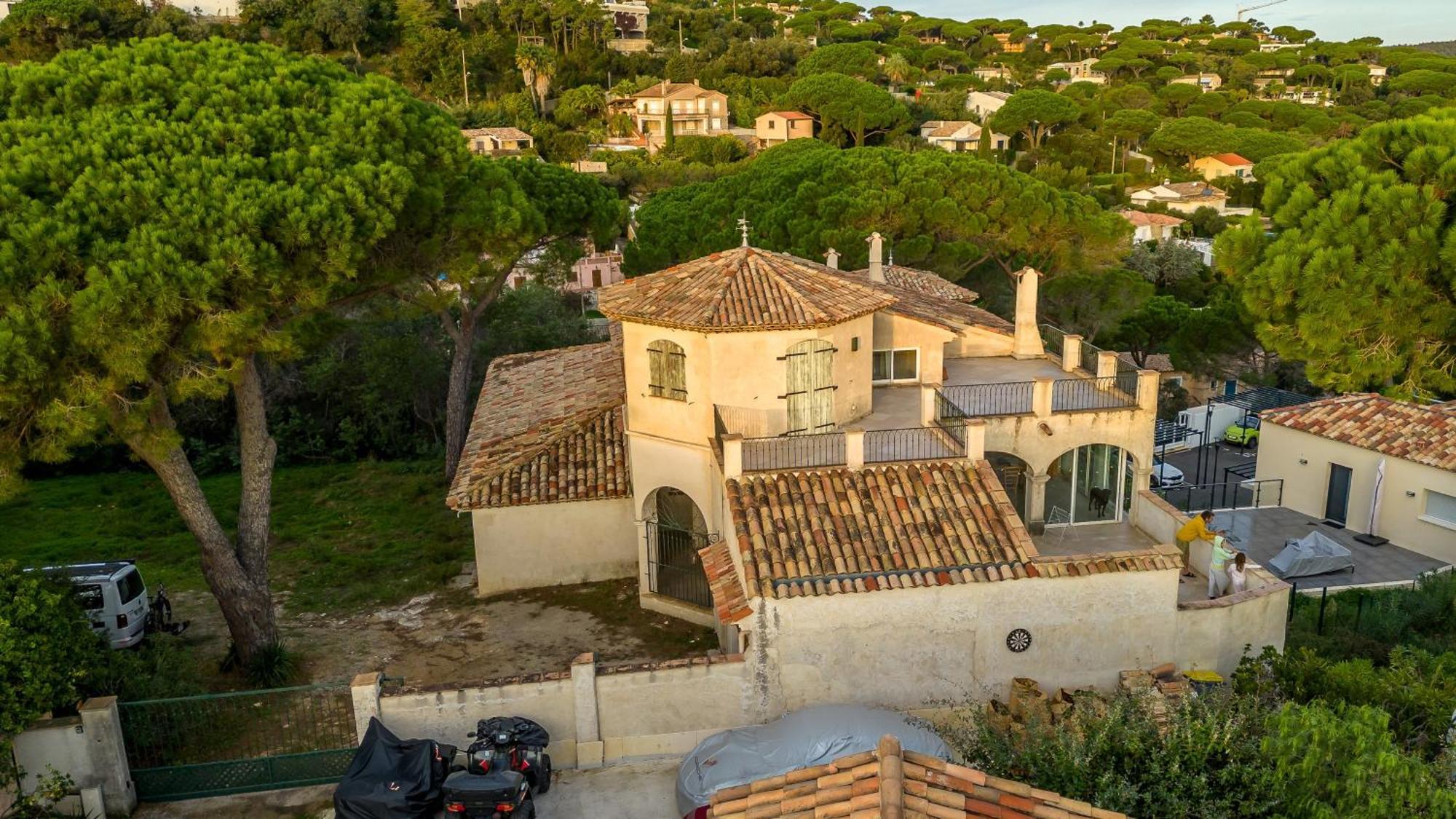 Villa Maison Elegante A Sainte Maxime Avec Vue Sur La Mer Exterior foto