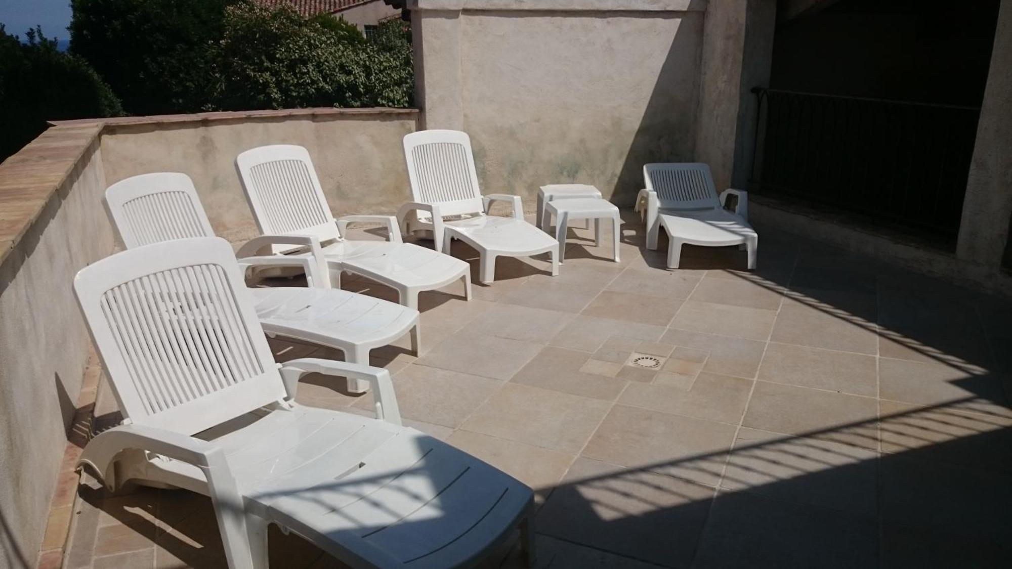 Villa Maison Elegante A Sainte Maxime Avec Vue Sur La Mer Exterior foto