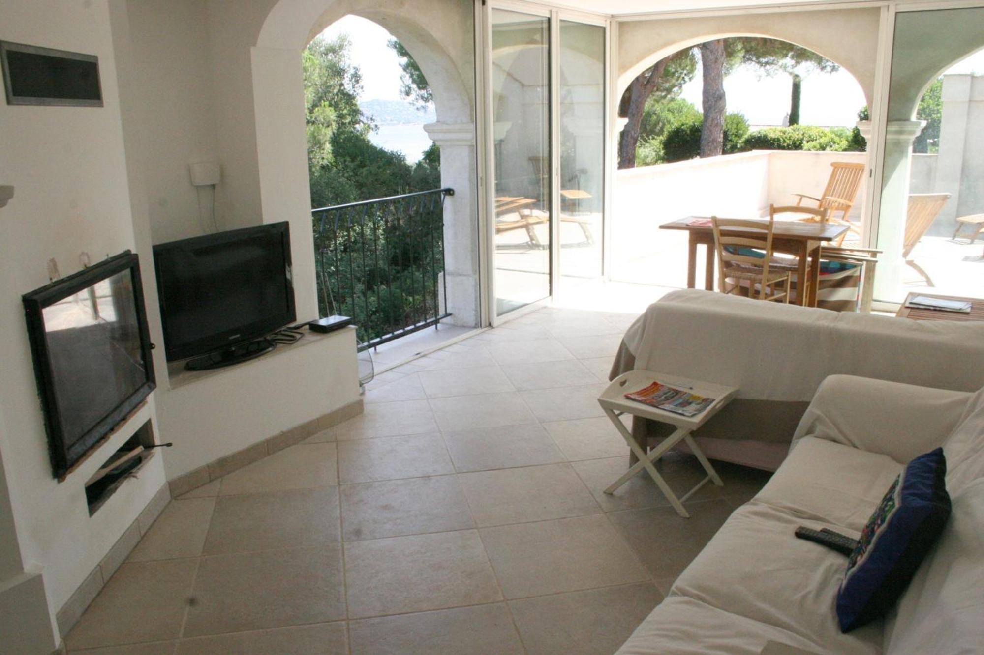 Villa Maison Elegante A Sainte Maxime Avec Vue Sur La Mer Exterior foto